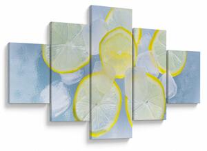 Obraz cytryn w lodzie (125x70 cm)