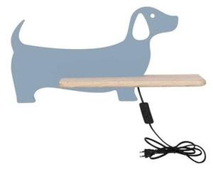 Kinkiet DOG niebieski LED 1x5W 250lm wym:18,5x36,5x12cm IP20 Candellux