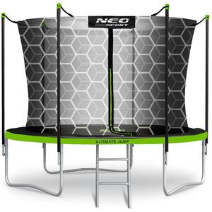 Trampolina NEO-SPORT NS-06W231 FI 183 cm Czarno-zielony