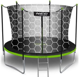 Trampolina NEO-SPORT NS-06W231 FI 183 cm Czarno-zielony