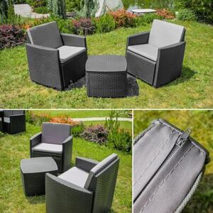 Zestaw Mebli Ogrodowych Rattanowych Panama 2 w 1 Corciano