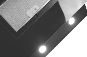 Okap AFRELLI AW-6 Tosca 80 Czarne szkÅo 635m3/h 64dB klasa B oÅwietlenie LED
