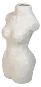 Wazon Dekoracyjny Biały w Kształcie Kobiecego Ciała - 30cm