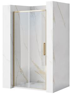 Drzwi Prysznicowe Przesuwne REA Rapid Slide 100 Złote