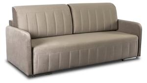 Sofa RozkÅadana Kanapa Z FunkcjÄ Spania Wersalka Dwuosobowa BeÅ¼owa LUMO