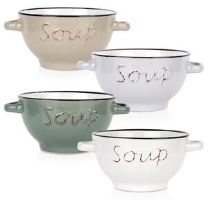 Miska bulionówka ceramiczna 600 ML 4 szt