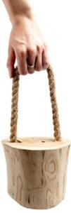 Stoper do drzwi drewniany 15 cm