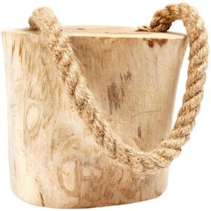 Stoper do drzwi drewniany 15 cm
