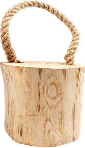 Stoper do drzwi drewniany 15 cm