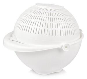 Cedzak kuchenny z miską obrotowy 25 cm