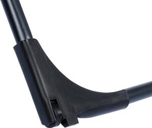 Suszarka na pranie metalowa czarna rozsuwana XXL 108-182 cm