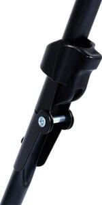 Suszarka na pranie metalowa czarna rozsuwana XXL 108-182 cm