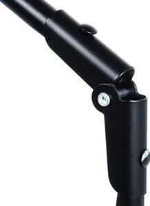 Suszarka na pranie metalowa czarna rozsuwana XXL 108-182 cm