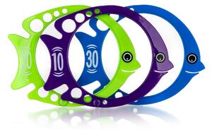 Sportwell Zestaw pierścieni do nurkowania Fish, 3szt
