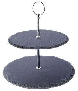 Patera kamienna 2-piętrowa 23 cm