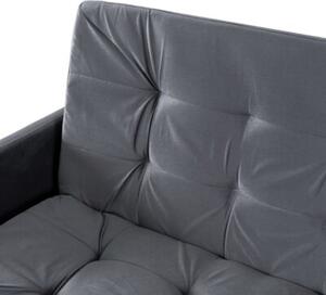 Wersalka RozkÅadana Kanapa Z FunkcjÄ Spania Sofa Dwuosobowa Szara STELLA