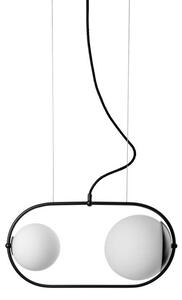 Designerska lampa wisząca Koban - szklane klosze