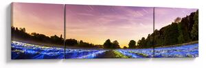 Obraz kolorowego pola (170x50 cm)