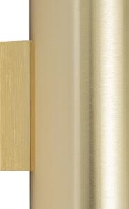 Designerski Kinkiet / Lampa scienna złoty okrągły 2-punktowy - Sab Honey Oswietlenie wewnetrzne