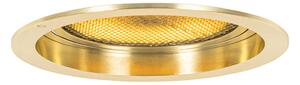 Nowoczesny reflektor wpuszczany złoty regulowany - Coop 111 Honey Oswietlenie wewnetrzne