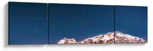 Obraz gór i nocnego nieba (170x50 cm)
