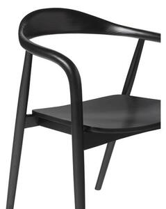 Krzesło z drewna z podłokietnikami Angelina