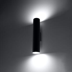 Kinkiet LAGOS 2 czarny Sollux Lighting