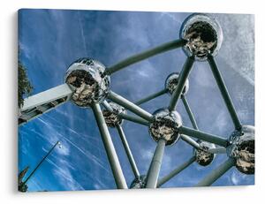 Obraz - Atomium w Brukseli (70x50 cm)