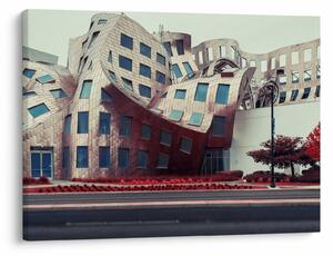 Obraz - budynek architektoniczny (70x50 cm)