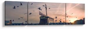 Obraz wiatraka (170x50 cm)