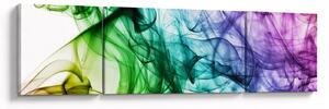 Obraz - kolorowy dym (170x50 cm)