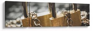 Obraz dwóch zamków (170x50 cm)