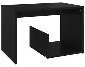 Stolik, czarny, 59x36x38 cm, płyta wiórowa