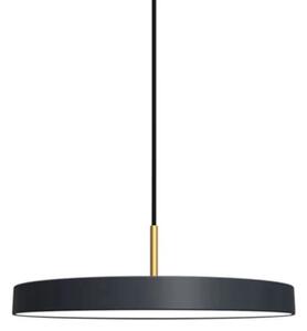 Modesta Black - nowoczesna lampa LED czarna 42cm