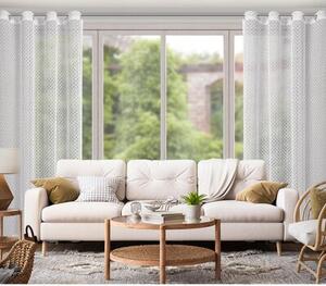 Firana gotowa EUROFIRANY Clara 140 x 250 cm BiaÅy