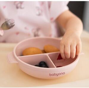 Talerz BABYONO 1661/02 Różowy