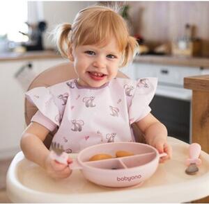 Talerz BABYONO 1661/02 Różowy