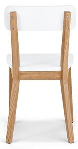 Krzesła z litego drewna dębowego