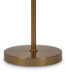 Lampa podłogowa mosiężna, biała kula Ring Maytoni MOD013FL-01BS