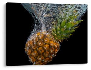 Obraz ananasa w wodzie (70x50 cm)