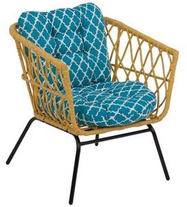 Poduszki na fotel PATIO Marocco H030-21PB 97 x 55 x 12 cm Biało-niebieski