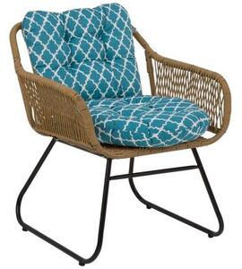 Poduszki na fotel PATIO Marocco H030-21PB 97 x 55 x 12 cm Biało-niebieski