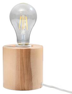 Lampa biurkowa SALGADO naturalne drewno Sollux Lighting