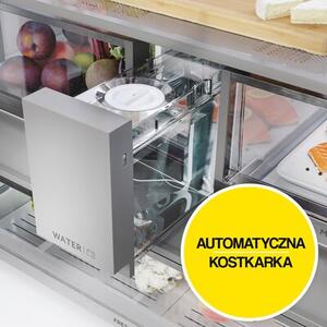 Lodówka HAIER HFR79F19EFGK No Frost Side by Side 190cm Szafirowe szkło