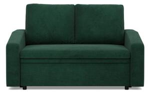 Sofa z funkcjÄ spania, BLOM, sztruks, 148x87x90 cm, butelkowa zieleÅ | TYLETEGOTU