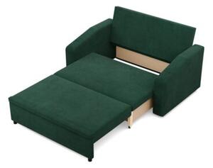Sofa z funkcjÄ spania, BLOM, sztruks, 148x87x90 cm, butelkowa zieleÅ | TYLETEGOTU