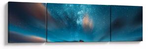 Obraz niebieskiej drogi mlecznej (170x50 cm)