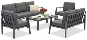 Zestaw aluminiowy Zakintos Coffee 7 antracyt Garden Point