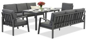 Zestaw aluminiowy Zakintos Apetito 8 antracyt Garden Point