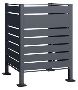 Osłona na kosz na śmieci 120l lub 240l Halen CoverTech antracyt